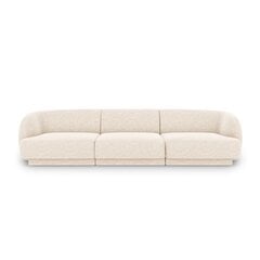 Sohva Miley, 259x85x74 cm, beige hinta ja tiedot | Sohvat ja vuodesohvat | hobbyhall.fi