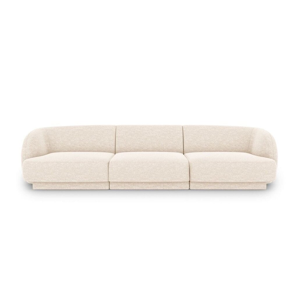 Sohva Miley, 259x85x74 cm, beige hinta ja tiedot | Sohvat ja vuodesohvat | hobbyhall.fi