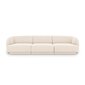 Sohva Miley, 259x85x74 cm, beige hinta ja tiedot | Sohvat ja vuodesohvat | hobbyhall.fi