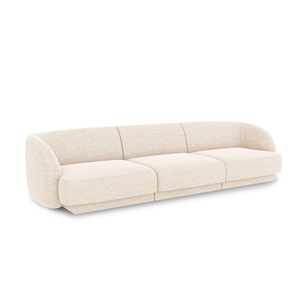 Sohva Miley, 259x85x74 cm, beige hinta ja tiedot | Sohvat ja vuodesohvat | hobbyhall.fi