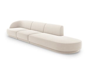 Sohva Micadoni Home Miley right, 302x85x74 cm, beige hinta ja tiedot | Sohvat ja vuodesohvat | hobbyhall.fi