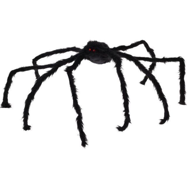 Halloween-koriste Hämähäkki, 150 x 10 x 38 cm, musta hinta ja tiedot | Juhlakoristeet | hobbyhall.fi