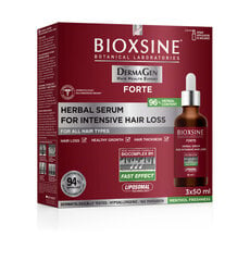 Bioxsine Dermagen Forte Seerumi hiustenlähtöä vastaan, 3x50ml hinta ja tiedot | Bioxsine Hajuvedet ja kosmetiikka | hobbyhall.fi