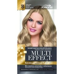 Sävyttävä shampoo Joanna Multi Effect 35 g, 02 Pearl blonde hinta ja tiedot | Hiusvärit | hobbyhall.fi