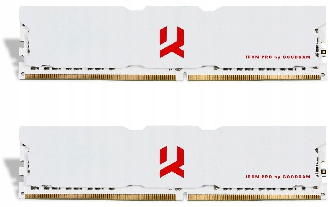 dram goodram ddr4 irdm pro dimm 2x8gb kit 3600mhz cl18 sr crimn valkoinen 1.2v hinta ja tiedot | Muisti (RAM) | hobbyhall.fi