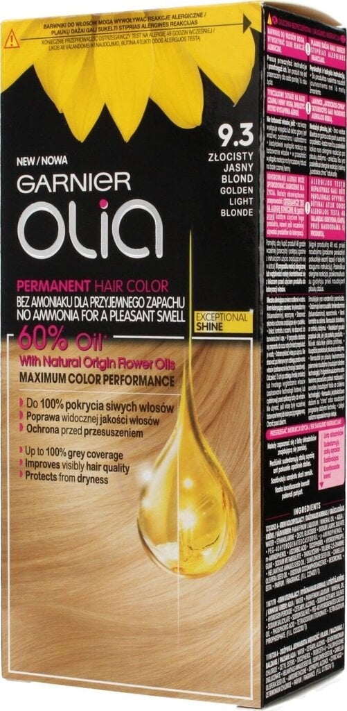 Garnier Olia-hiusväri, 9.3 hinta ja tiedot | Hiusvärit | hobbyhall.fi