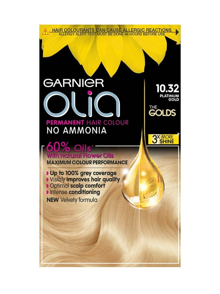 Öljypohjainen pitkäkestoinen hiusväri ilman ammoniakkia Garnier Olia, 10.32 hinta ja tiedot | Hiusvärit | hobbyhall.fi