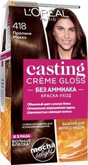 Hiusväri L'Oreal Paris Casting Creme Gloss, 418 Mokka hinta ja tiedot | Hiusvärit | hobbyhall.fi