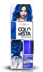 Väliaikainen hiusväri L'Oreal Paris Colorista Washout, Indigo hinta ja tiedot | Hiusvärit | hobbyhall.fi