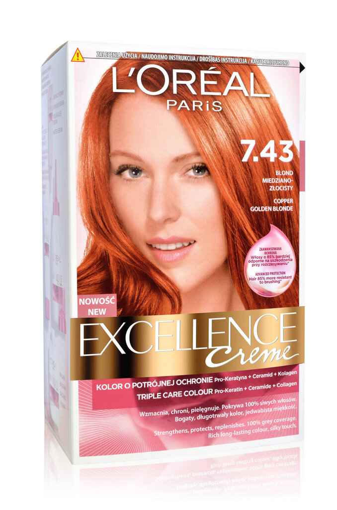 L'Oréal Paris Excellence CRÈME kestoväri, 7.43 hinta ja tiedot | Hiusvärit | hobbyhall.fi