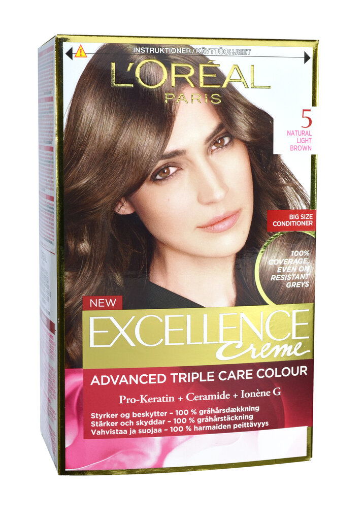 L'Oréal Paris Excellence CRÈME kestoväri, 500 hinta ja tiedot | Hiusvärit | hobbyhall.fi