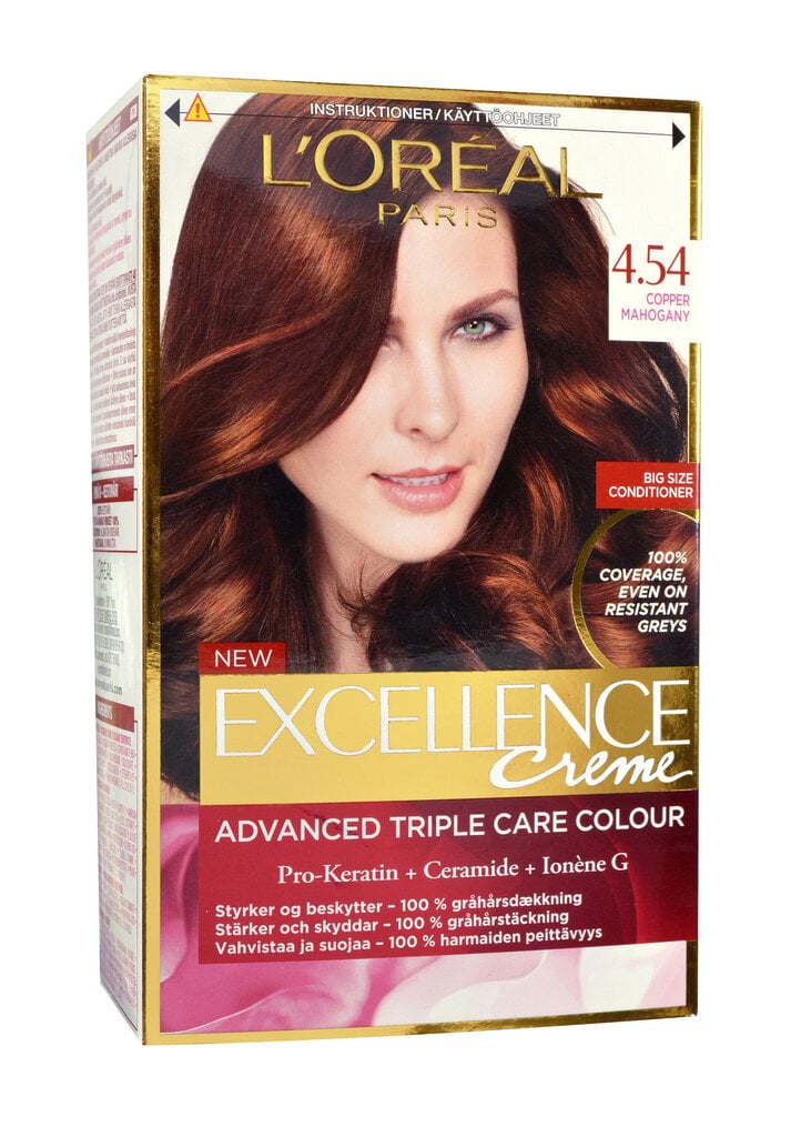 L'Oréal Paris Excellence Creme kestoväri 4.54 hinta ja tiedot | Hiusvärit | hobbyhall.fi