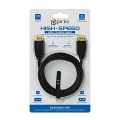 Prio HDMI, 2 m hinta ja tiedot | Kaapelit ja adapterit | hobbyhall.fi