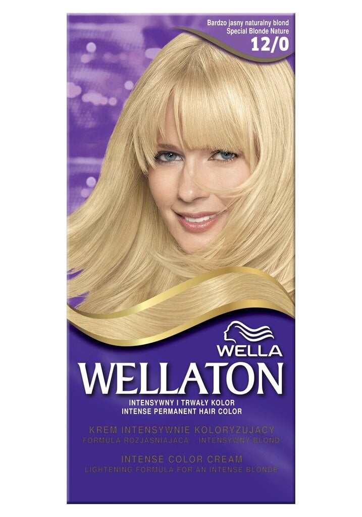 Hiusväri Wella Wellaton 100 g, 12/0 Special Blonde Nature hinta ja tiedot | Hiusvärit | hobbyhall.fi