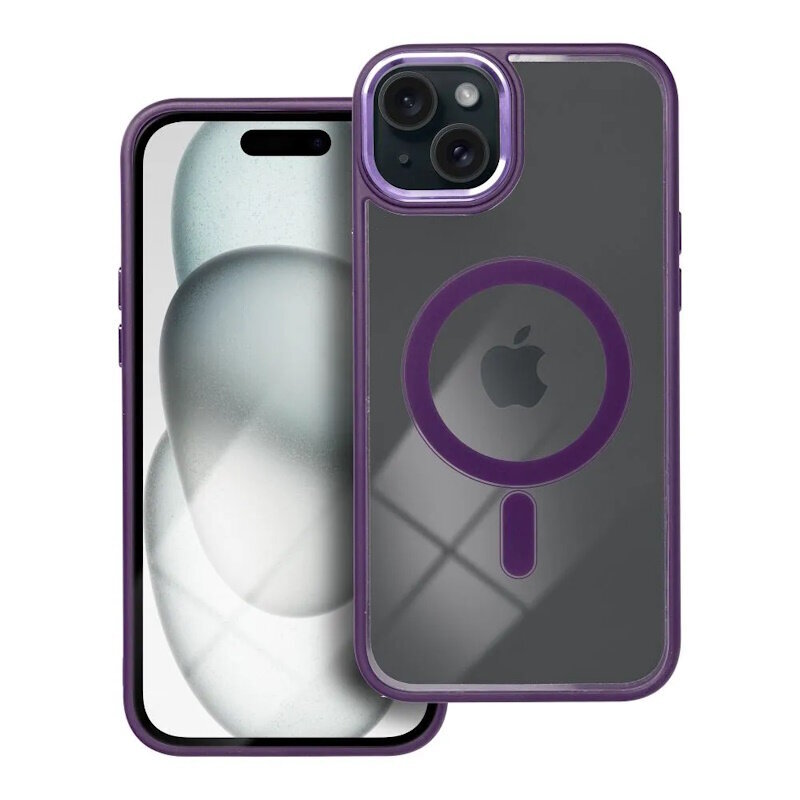 MagSilicone Apple iPhone 15 Pro, Deep Purple hinta ja tiedot | Puhelimen kuoret ja kotelot | hobbyhall.fi