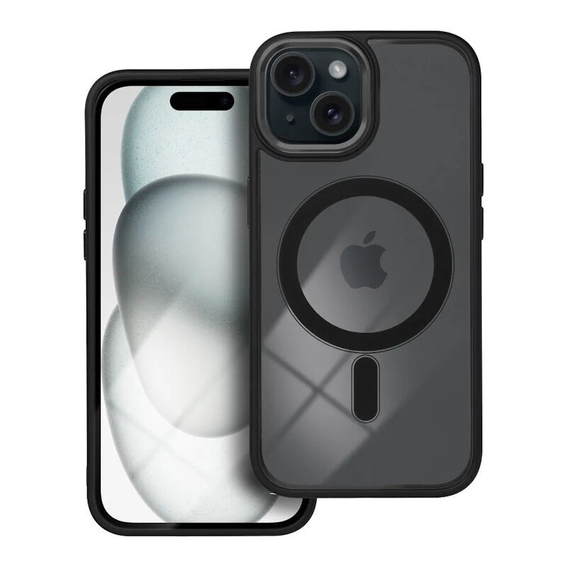 MagSilicone Apple iPhone 15 Pro Max, Black hinta ja tiedot | Puhelimen kuoret ja kotelot | hobbyhall.fi