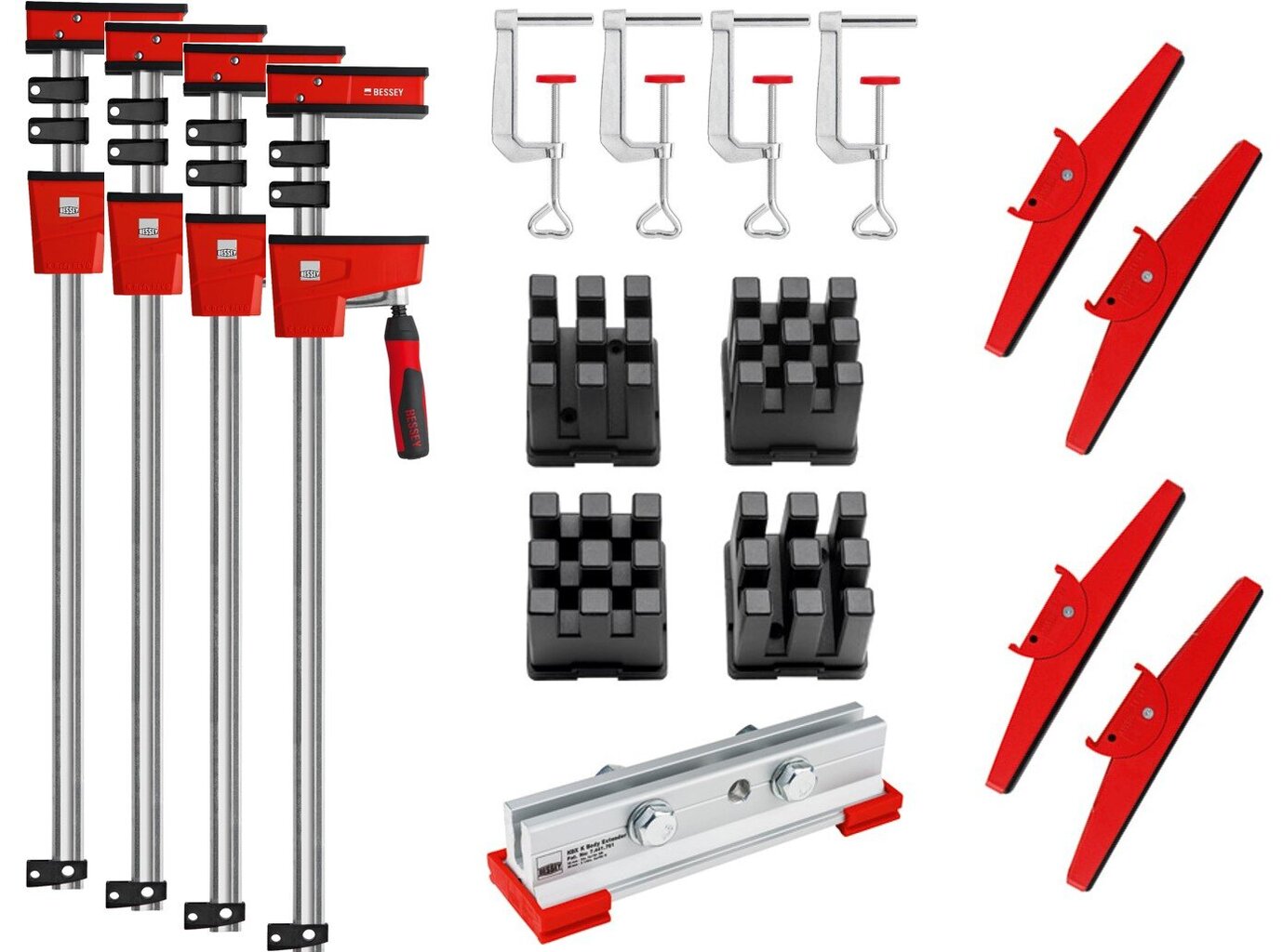 Bessey työkalusarja KRE-SET-A hinta ja tiedot | Käsityökalut | hobbyhall.fi