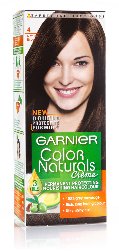 Pitkäkestoinen hiusväri Garnier Color Naturals, Natural Brown hinta ja tiedot | Hiusvärit | hobbyhall.fi