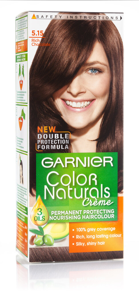 Pitkäkestoinen hiusväri Garnier Color Naturals, Rich Chocolate hinta ja tiedot | Hiusvärit | hobbyhall.fi