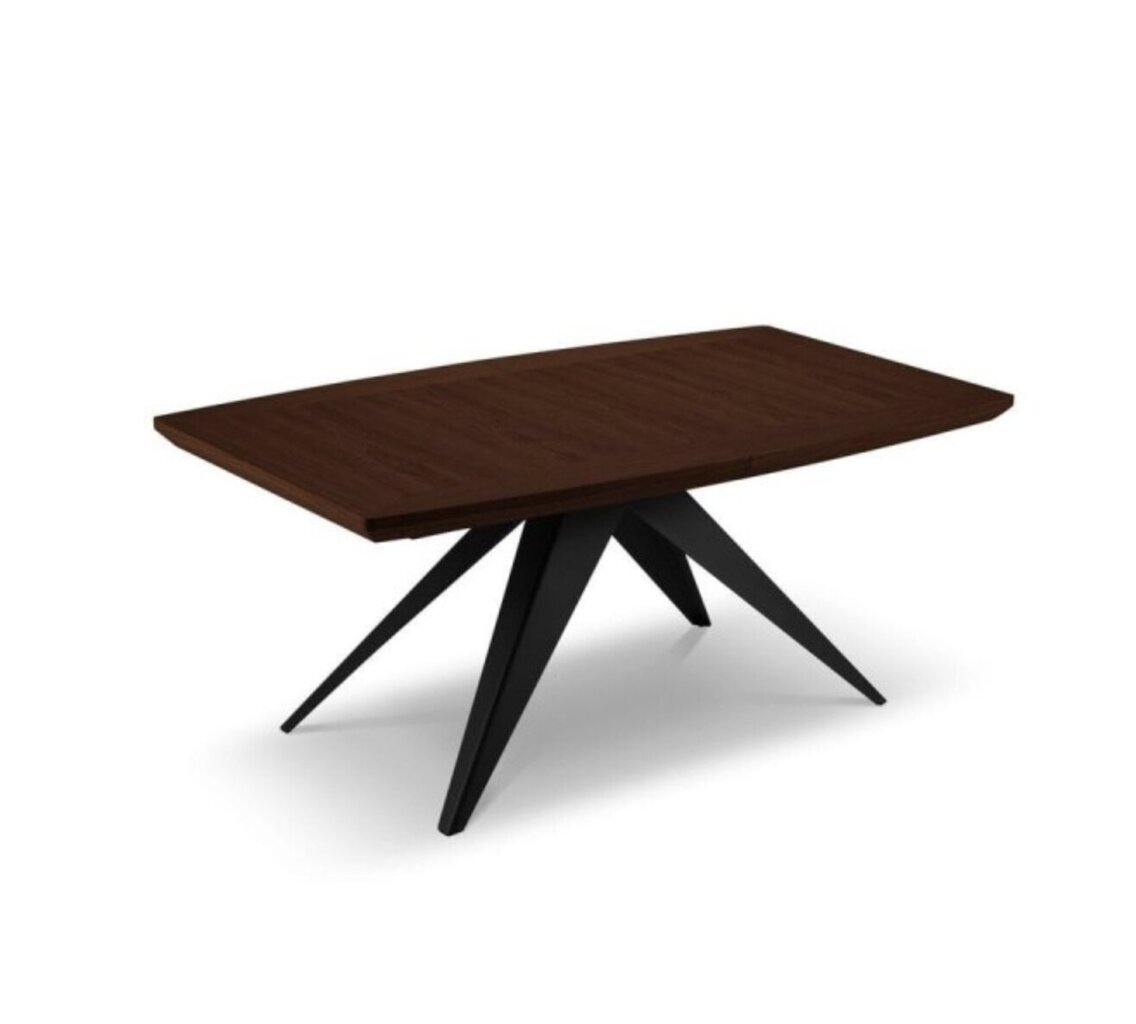 Pöytä Micadoni Home Meryl, ruskea/musta hinta ja tiedot | Ruokapöydät | hobbyhall.fi