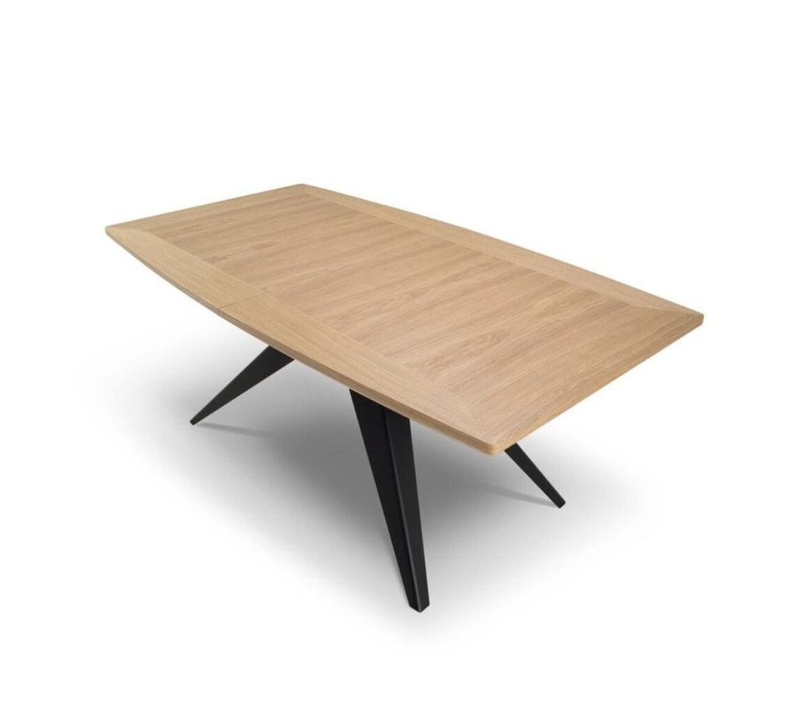 Pöytä Micadoni Home Meryl, ruskea/musta hinta ja tiedot | Ruokapöydät | hobbyhall.fi