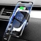 2in1-puhelinteline ja langaton laturi; Autopuhelimen pidike ja langaton laturi; Car phone holder and charger, LIVMAN D-01 hinta ja tiedot | Puhelintelineet | hobbyhall.fi