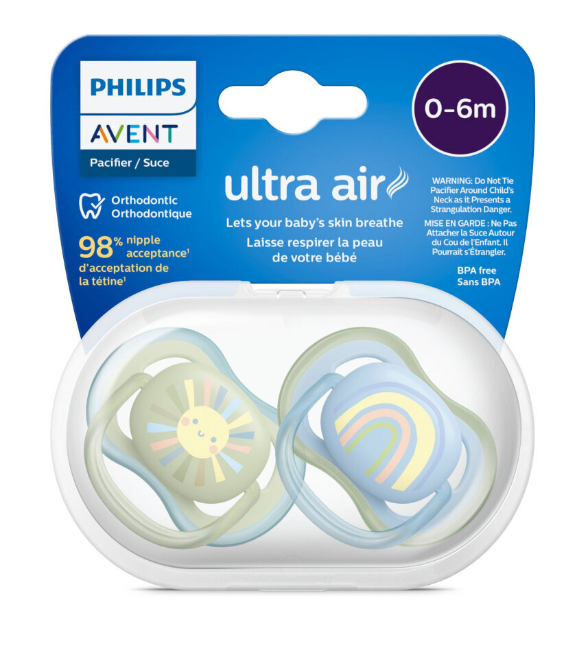 Tutit Philips Avent Ultra Airs SCF085/58, 0-6kk, 2 kpl. hinta ja tiedot | Tutit | hobbyhall.fi