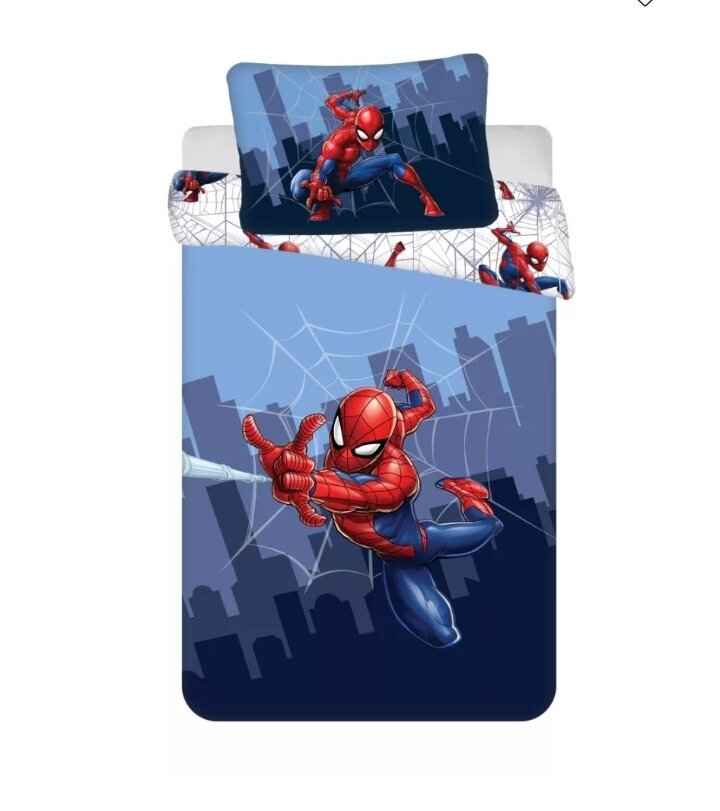 Pussilakanasetti Spiderman, 100 x 135 cm + tyynyliina 40 x 60 cm hinta ja tiedot | Vuodevaatteet lapsille | hobbyhall.fi