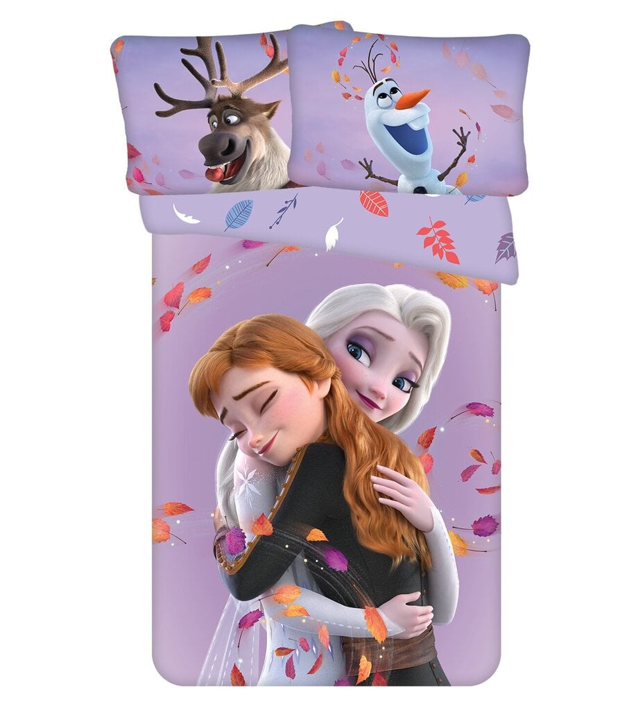Pussilakanasetti Frozen, 100 x 135 cm + tyynyliina 40 x 60 cm hinta ja tiedot | Vuodevaatteet lapsille | hobbyhall.fi