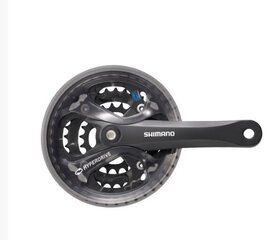 Kammet SHIMANO Kampisarja 8 Speed Musta FCM361 42/32/22T 175mm hinta ja tiedot | Muut polkupyörän varaosat | hobbyhall.fi