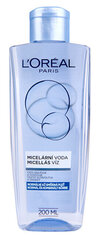 L´Oréal Paris Misellivesi 3in1 (Micellar Water) 200 ml hinta ja tiedot | Kasvojen puhdistusaineet | hobbyhall.fi