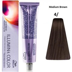 Pysyvä väriaine Illumina Color Wella Nº 4 (60 ml) hinta ja tiedot | Hiusvärit | hobbyhall.fi