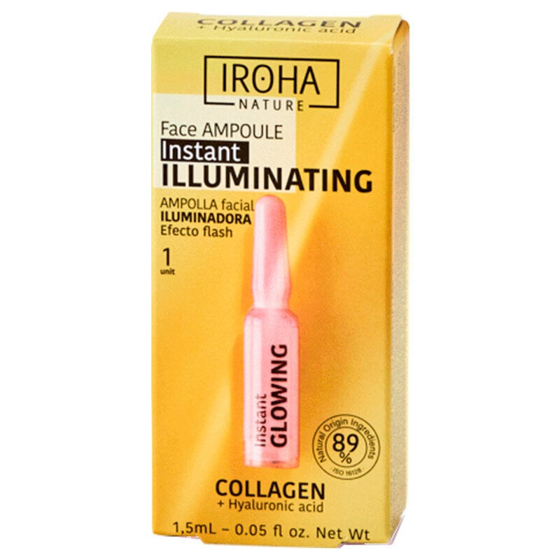 Instant Flash Illuminating Face Ampoule Valaiseva kasvoampulli kollageenilla ja hyaluronihapolla 1,5 ml hinta ja tiedot | Kasvoöljyt ja seerumit | hobbyhall.fi