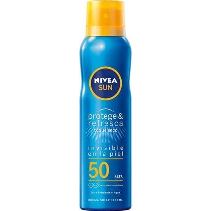 Suihke aurinkosuoja Sun Protege &amp; Refresca Nivea 50 (200 ml) hinta ja tiedot | Aurinkovoiteet | hobbyhall.fi