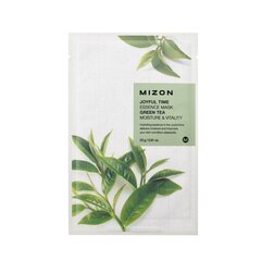 Joyful Time (Essence Mask Green Tea) Kasvonaamio vihreällä teellä kosteuttaa ja elinvoimaa hinta ja tiedot | Kasvonaamiot ja silmänalusaamiot | hobbyhall.fi