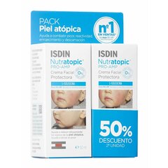 Isdin Nutratopic Pro-AMP herkän ihon kasvovoide 2x50ml hinta ja tiedot | Lasten ja äitiysajan kosmetiikka | hobbyhall.fi