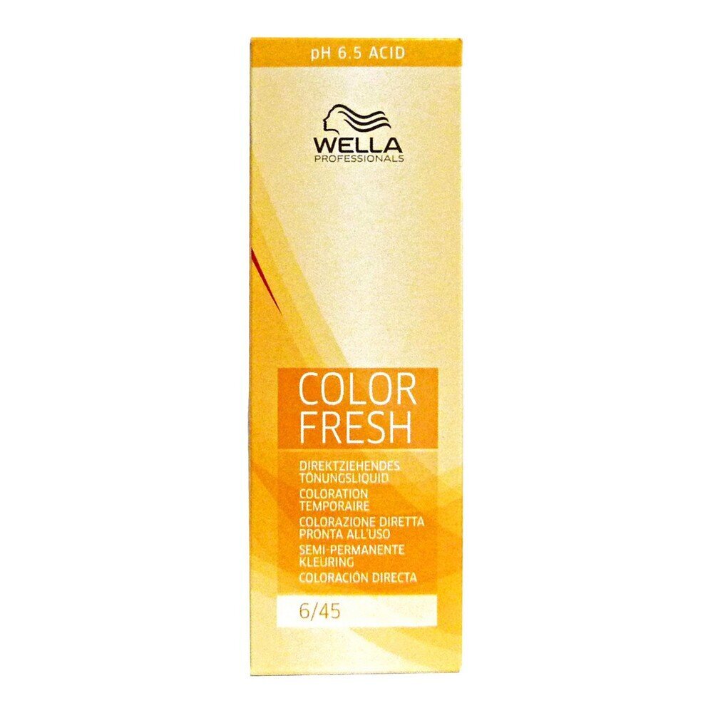 Puolipysyvä sävy Color Fresh Wella Nº 4/07 (75 ml) hinta ja tiedot | Hiusvärit | hobbyhall.fi