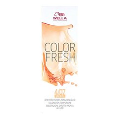 Puolipysyvä sävy Color Fresh Wella Nº 4/07 (75 ml) hinta ja tiedot | Hiusvärit | hobbyhall.fi
