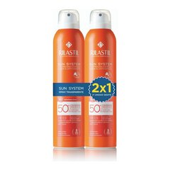 Vartalon aurinkosuojasuihke Rilastil Sun System Läpinäkyvä SPF 50+ 200 ml x 2 hinta ja tiedot | Aurinkovoiteet | hobbyhall.fi