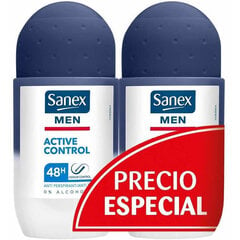 Sanex Men Active Control 48h Deodoranttirulla Duplo 2 x 50ml hinta ja tiedot | Deodorantit | hobbyhall.fi