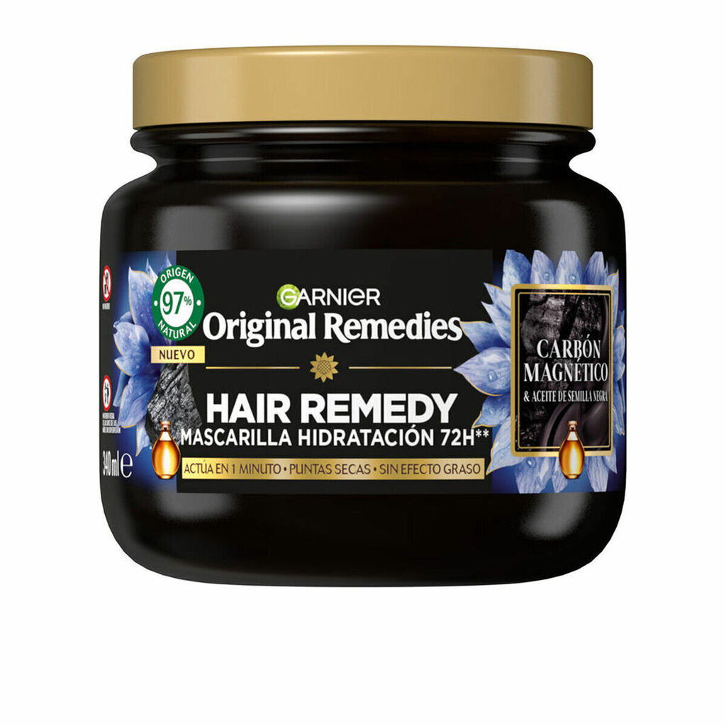 Kosteuttava naamio Garnier Original Remedies Magneettinen hiili (340 ml) hinta ja tiedot | Naamiot, öljyt ja seerumit | hobbyhall.fi