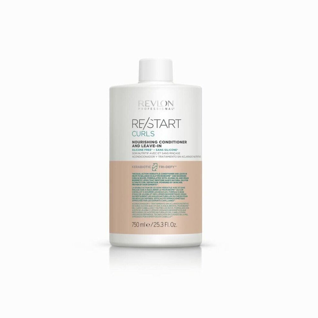 Hiuksiin jätettävä hoitoaine kiharille ja aaltoileville hiuksille Restart Curls (Nourishing Conditioner) hinta ja tiedot | Hoitoaineet | hobbyhall.fi