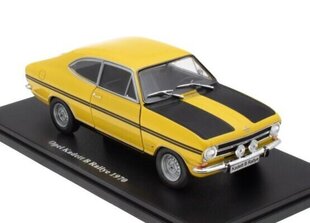 Opel Kadett B Rallye – 1970 Yellow 24P006 HACHETTE 1:24 hinta ja tiedot | Pienoismallit | hobbyhall.fi