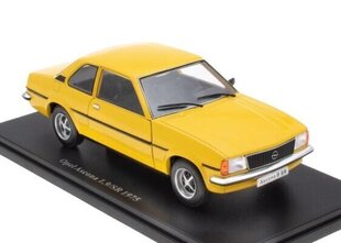 Opel Ascona 1.9 SR – 1975 Yellow 24P008 HACHETTE 1:24 hinta ja tiedot | Pienoismallit | hobbyhall.fi