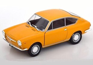Fiat 850 Coupe 1965 Dark Yellow WB124168 WHITEBOX 1:24 hinta ja tiedot | Pienoismallit | hobbyhall.fi
