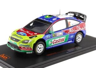 Ford Focus RS WRC #4 Rallye Sardinien 2009 J-M.Latvala/M.Antilla 24RAL027A IXO 1:24 hinta ja tiedot | Pienoismallit | hobbyhall.fi