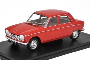 Peugeot 204 1968 Red WB124181 WHITEBOX 1:24 hinta ja tiedot | Pienoismallit | hobbyhall.fi