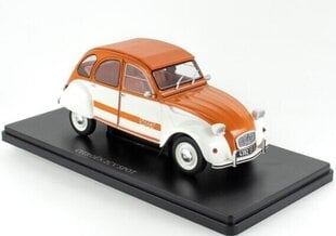 Citroën 2cv Spot 1976 White/orange Cit054 Hachette 1:24 hinta ja tiedot | Pienoismallit | hobbyhall.fi