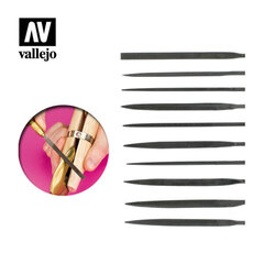 Budget needle file set (10) VALLEJO T03001 hinta ja tiedot | Pienoismallit | hobbyhall.fi