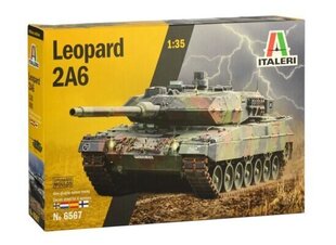 Leopard 2A6 Italeri 6567 1:35 hinta ja tiedot | Pienoismallit | hobbyhall.fi